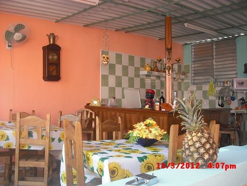 'Dinning room by the terrace' Casas particulares are an alternative to hotels in Cuba. Check our website cubaparticular.com often for new casas.