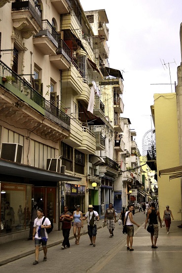 'Building View (Obispo street)' Casas particulares are an alternative to hotels in Cuba. Check our website cubaparticular.com often for new casas.