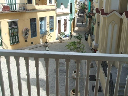 'View from the balcony' Casas particulares are an alternative to hotels in Cuba. Check our website cubaparticular.com often for new casas.