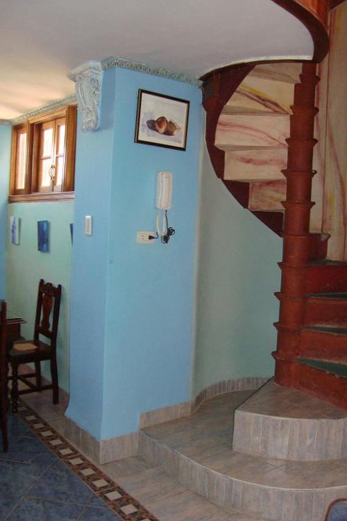'stairs' Casas particulares are an alternative to hotels in Cuba. Check our website cubaparticular.com often for new casas.