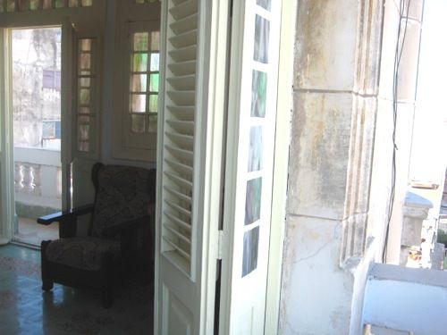 'balcony' Casas particulares are an alternative to hotels in Cuba. Check our website cubaparticular.com often for new casas.