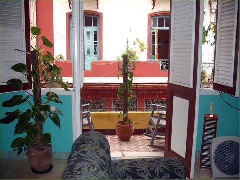 'Sala de estar y balcon' Casas particulares are an alternative to hotels in Cuba. Check our website cubaparticular.com often for new casas.