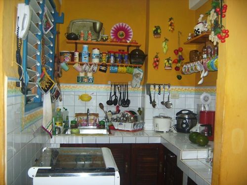 'kitchen' Casas particulares are an alternative to hotels in Cuba. Check our website cubaparticular.com often for new casas.