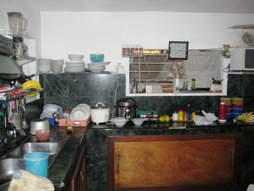 'cocina' Casas particulares are an alternative to hotels in Cuba. Check our website cubaparticular.com often for new casas.