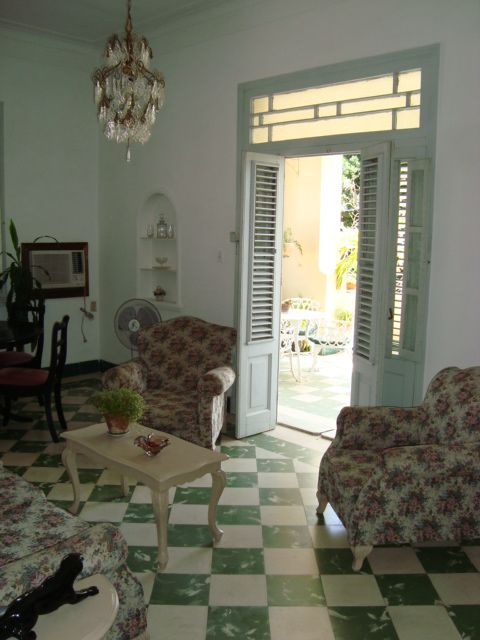 'LIVING ROOM' Casas particulares are an alternative to hotels in Cuba. Check our website cubaparticular.com often for new casas.