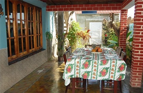 'Outside Dining room' Casas particulares are an alternative to hotels in Cuba. Check our website cubaparticular.com often for new casas.