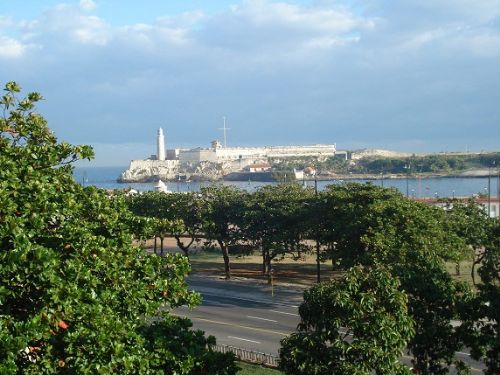 'View from the terrace (Morro Castle and Harbour)r)' Casas particulares are an alternative to hotels in Cuba. Check our website cubaparticular.com often for new casas.