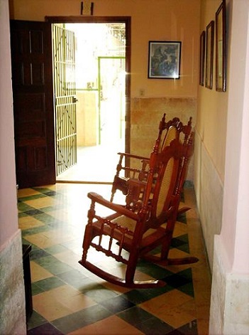 'Rocking chairs in the Living room' Casas particulares are an alternative to hotels in Cuba. Check our website cubaparticular.com often for new casas.